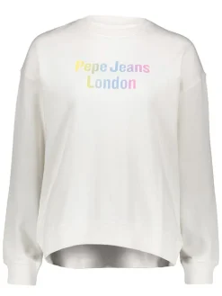 Sweatshirt in Weiß