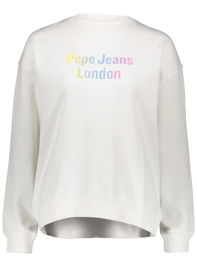 Sweatshirt in Weiß