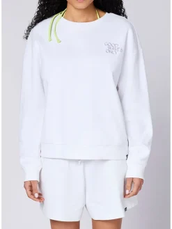 Sweatshirt in Weiß