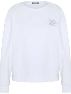 Sweatshirt in Weiß