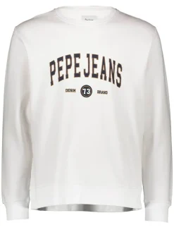 Sweatshirt in Weiß