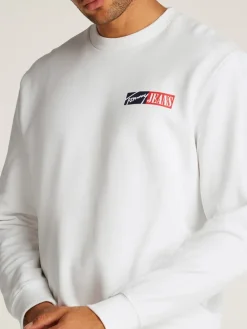Sweatshirt in Weiß