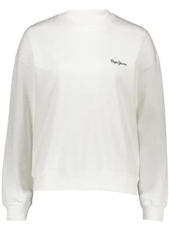 Sweatshirt in Weiß