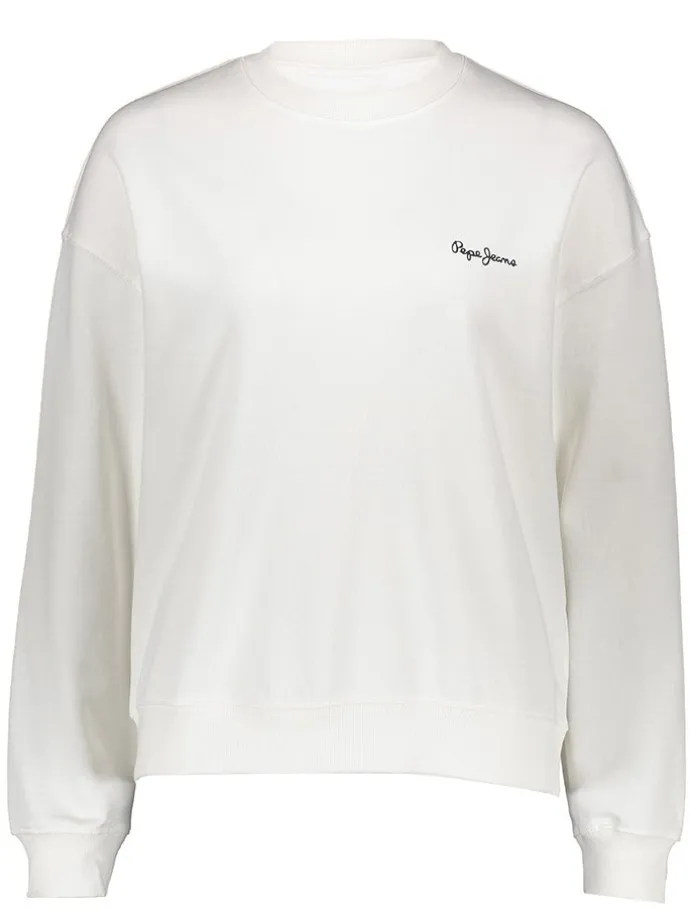Sweatshirt in Weiß