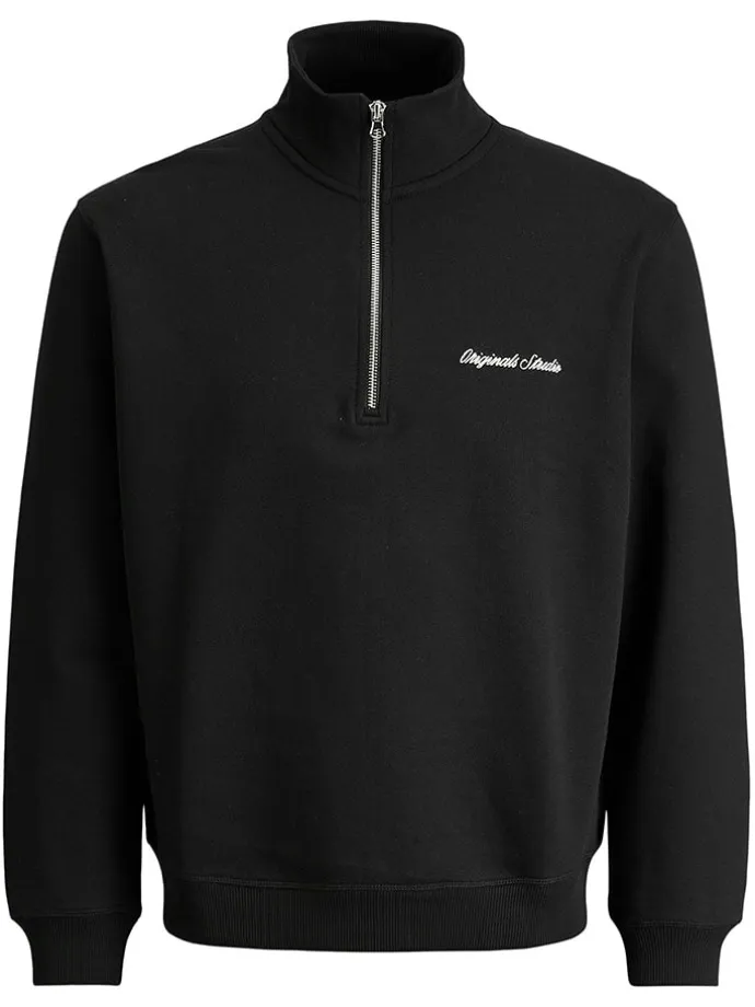 Sweatshirt "Jornorebro" in Schwarz