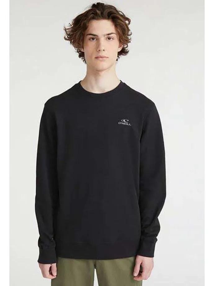 Sweatshirt "Logo" in Schwarz