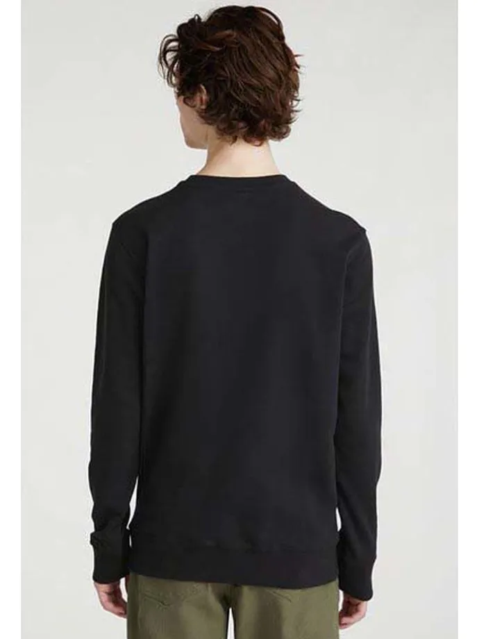Sweatshirt "Logo" in Schwarz