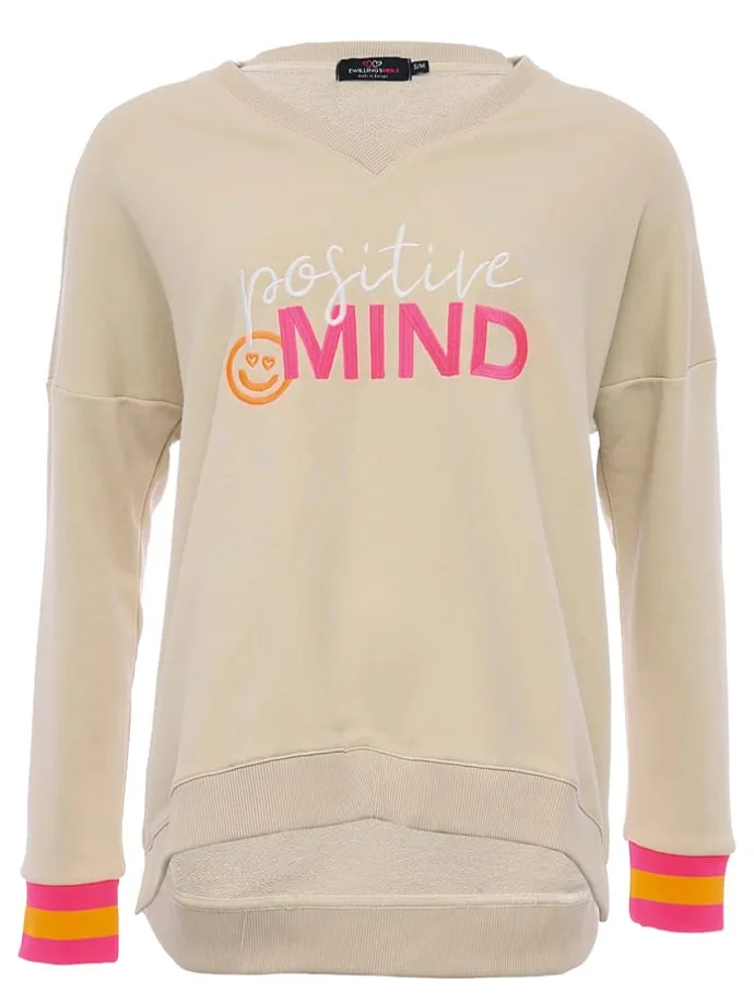 Sweatshirt "Mascha" in Beige