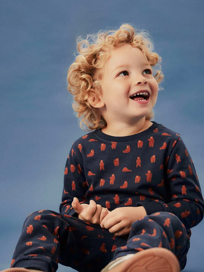 Sweatshirt "Nenean" in Dunkelblau
