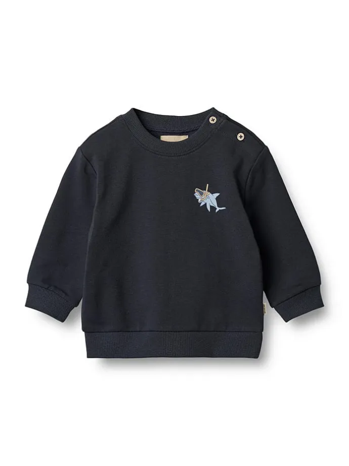 Sweatshirt "Søren" in Dunkelblau