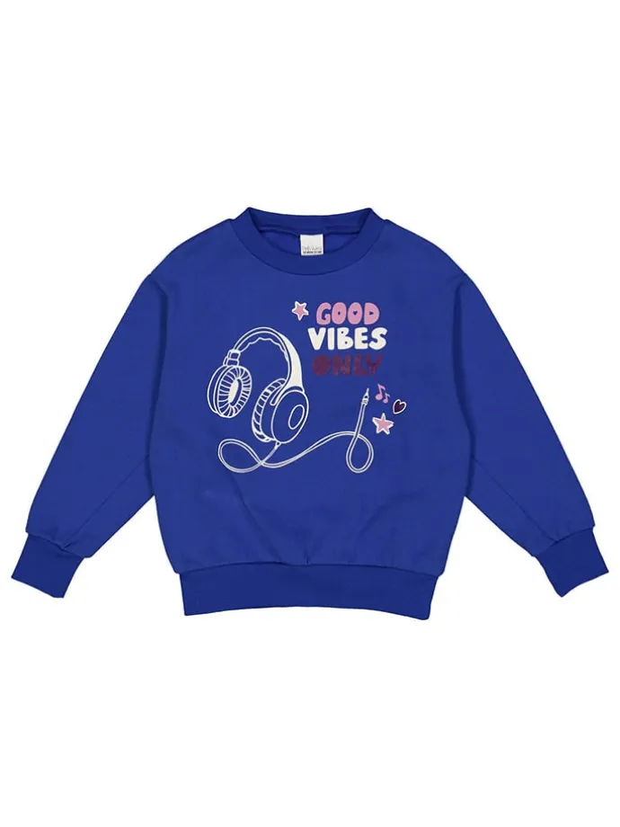 Sweatshirt "Tangle" in Blau