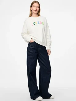 Sweatshirt "Tove" in Weiß