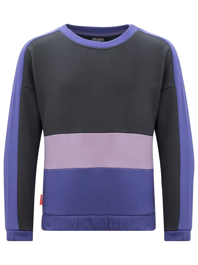 Sweatshirt "Verdal" in Lila