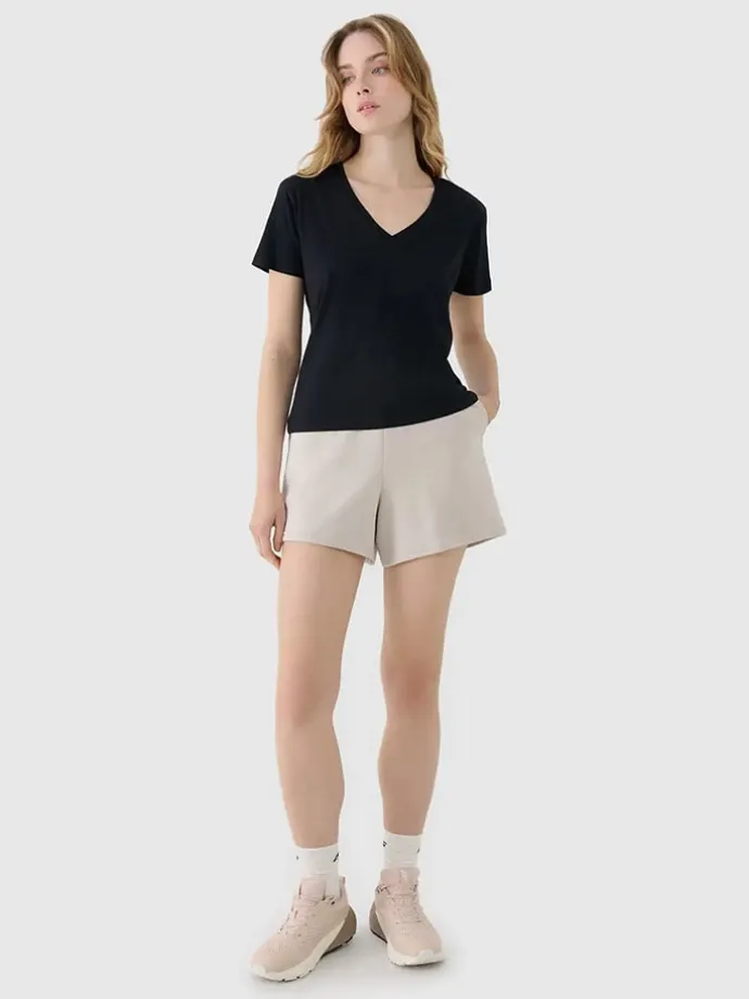 Sweatshorts in Beige