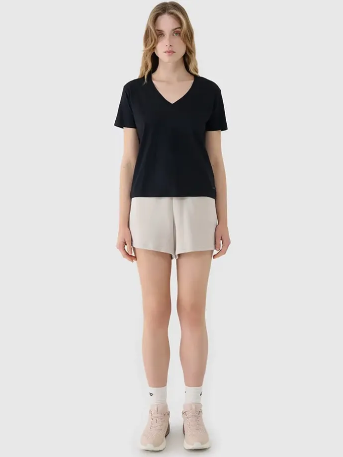 Sweatshorts in Beige