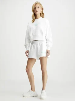 Sweatshorts in Weiß