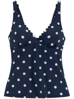Tankini-Oberteil in Dunkelblau