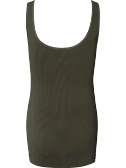 Tanktop Rib Sama in Olive