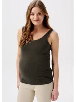 Tanktop Rib Sama in Olive