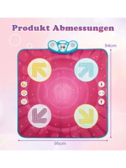 Tanzmatte Kinder in Rosa