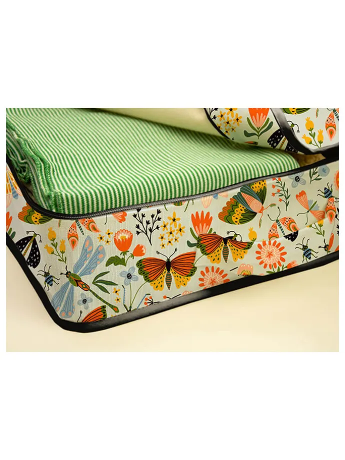 Tasche "Bugs" in Bunt - (B)36 x (H)11 x (T)25 cm