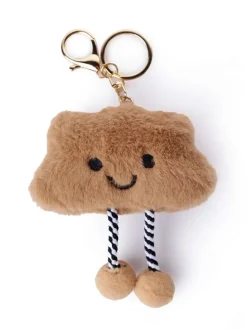 Taschen-/ Schlüsselanhänger ''Cloud'' in Hellbraun - (L)18 cm