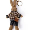 Taschen-/ Schlüsselanhänger ''Rabbit'' in Hellbraun - (L)20 cm