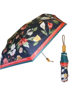Taschenschirm in Schwarz/ Bunt - Ø 95 cm