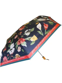 Taschenschirm in Schwarz/ Bunt - Ø 95 cm