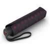 Taschenschirm in Schwarz/ Rot