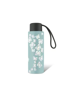 Taschenschirm in Türkis/ Silber - Ø 92 cm
