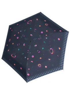 Taschenschirm ''Vision'' in Dunkelblau/ Bunt