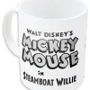 Tasse "Mickey Mouse Start up" in Weiß/ Schwarz - 325 ml
