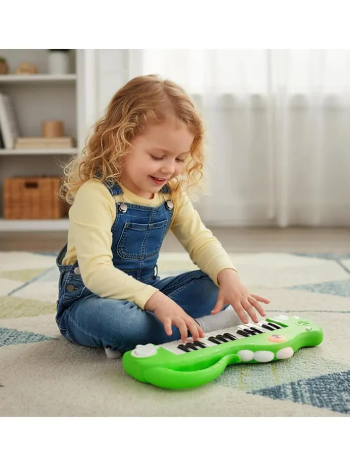 25-Tasten Kinder Keyboard 0-3 Jahre in Grün