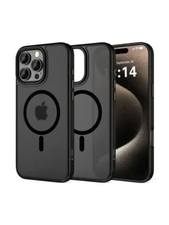 TechProtect MagMat magnetisch Hülle iPhone 16 Pro Schwarz in Schwarz