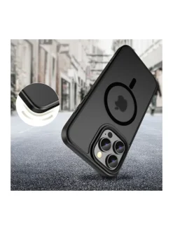 TechProtect MagMat magnetisch Hülle iPhone 16 Pro Schwarz in Schwarz