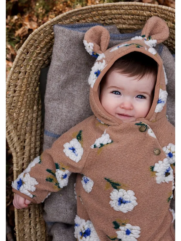 Teddyoverall in Camel