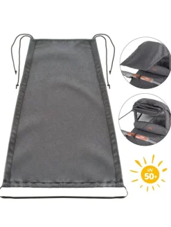 3-teiliges Komfort- und Schutz-Set für Buggy in grau