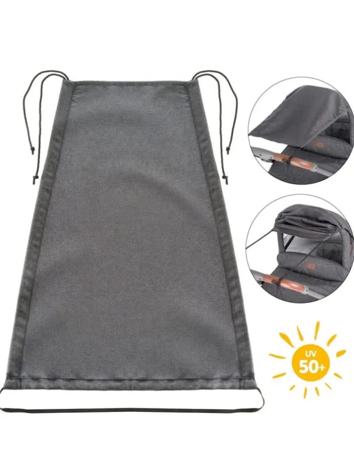 3-teiliges Komfort- und Schutz-Set für Buggy in grau