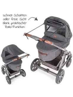 3-teiliges Komfort- und Schutz-Set für Buggy in grau