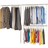 Teleskop-Garderobe in Silber