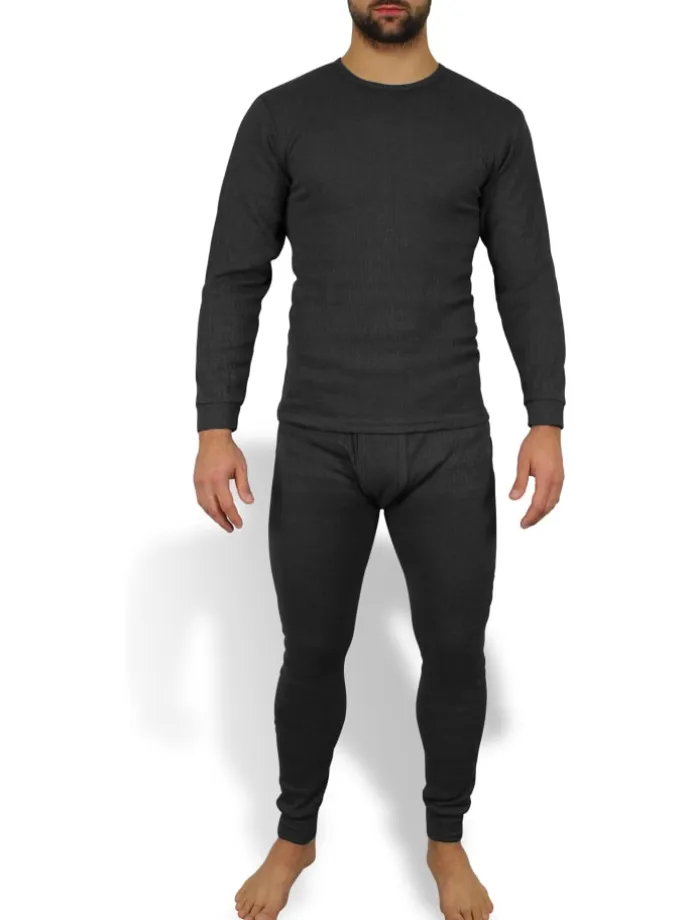 Thermo Unterwäsche Garnitur in Schwarz