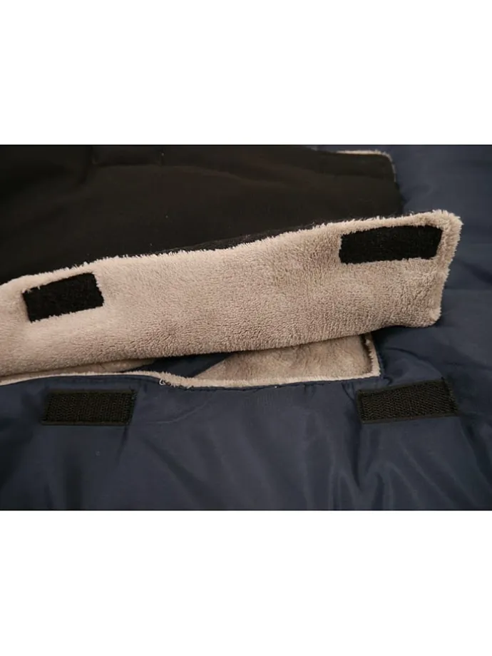 Thermo-Einschlagdecke "Coon" in Dunkelblau - (L)80 x (B)40 cm