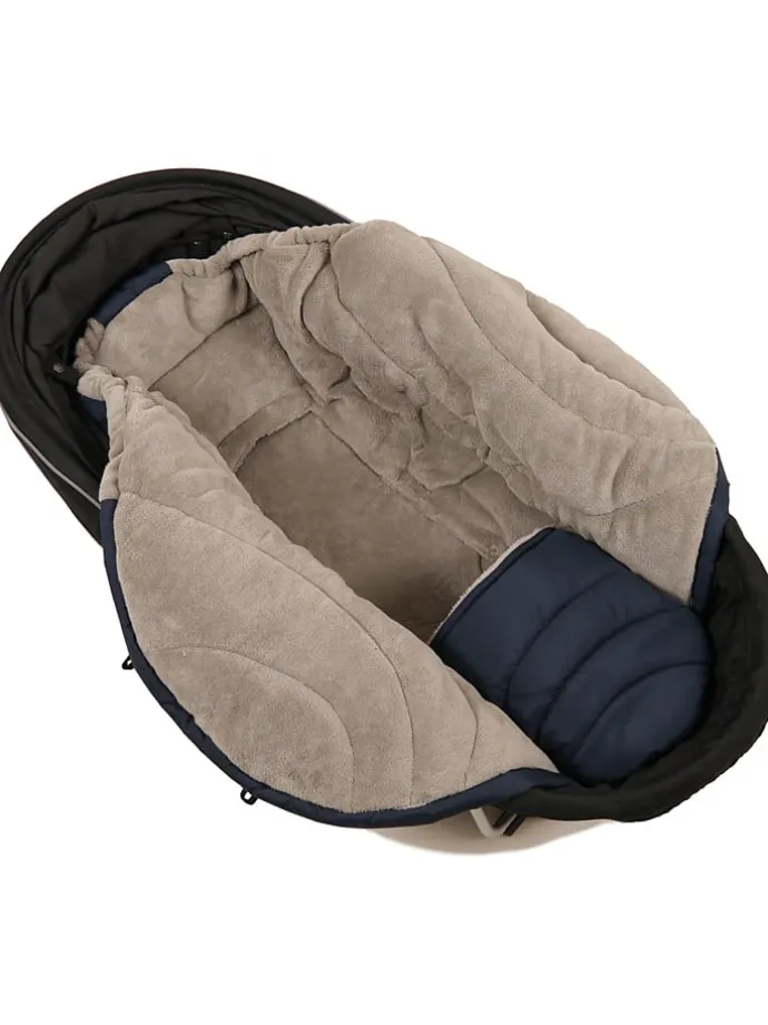 Thermo-Einschlagdecke "Coon" in Dunkelblau - (L)80 x (B)40 cm