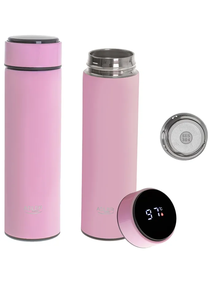 Thermoflasche "AD 4506" in Rosa - 473 ml