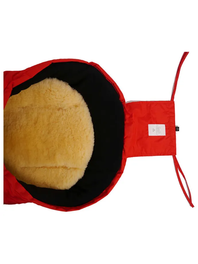 Thermo-Fußsack "Arctik Plus" in Rot - (L)105 x (B)48 cm
