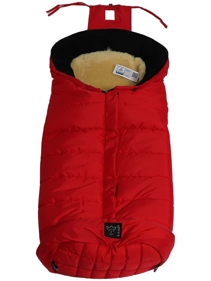 Thermo-Fußsack "Arctik Plus" in Rot - (L)105 x (B)48 cm