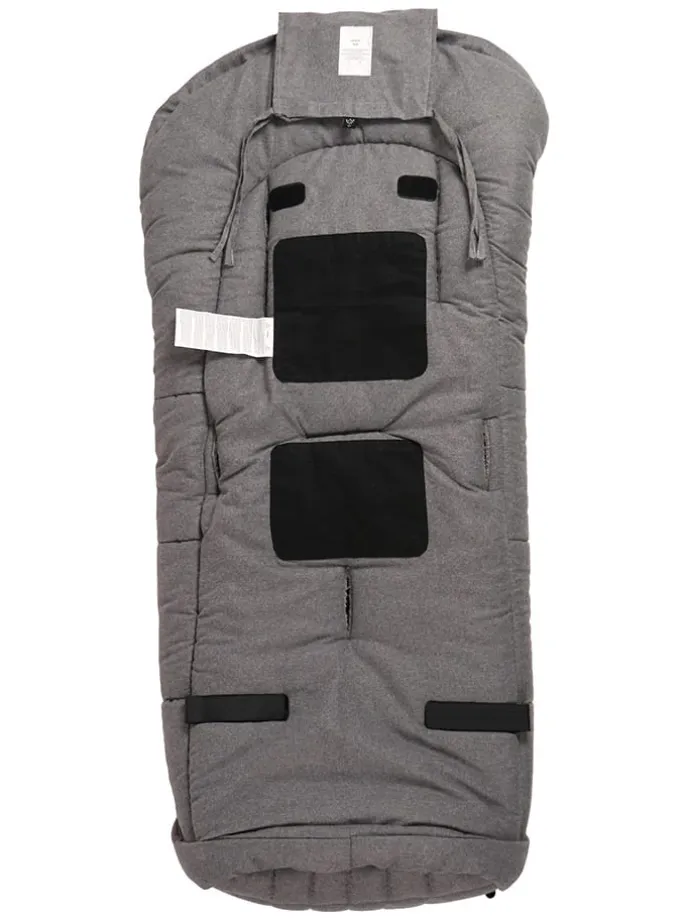 Thermo-Fußsack "Jooy" in Anthrazit - (L)105 x (B)45 cm