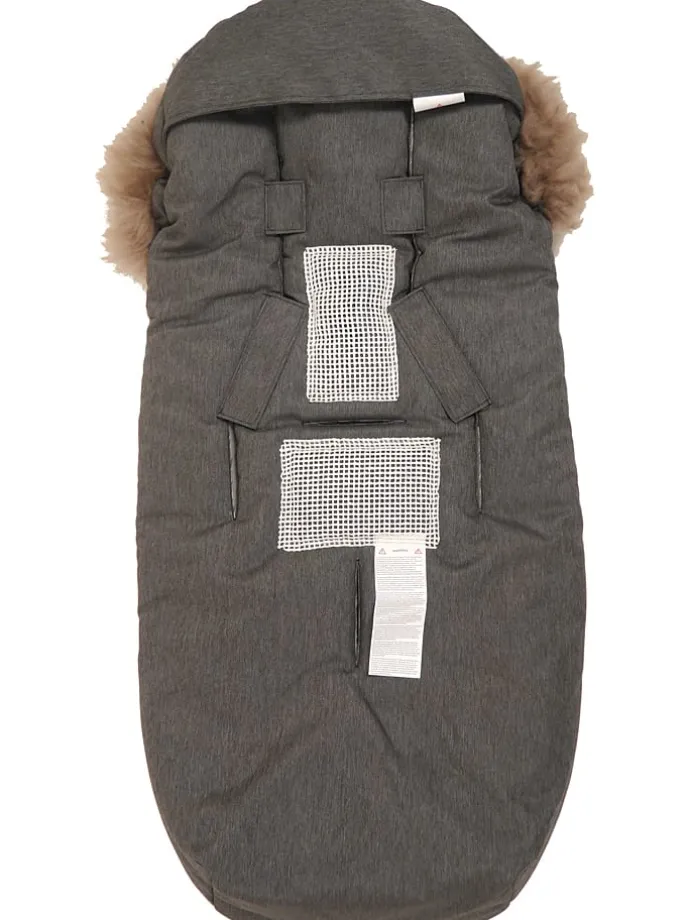 Thermo-Fußsack "Louis" in Anthrazit - (L)98 x (B)45 cm