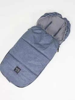 Thermo-Fußsack "Lukky" in Blau - (L)105 x (B)45 cm